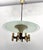 1950s Mid-Century Manner Curved Glass Disk Chandelier, Fontana Arte, Italy, 1950s For Sale - Image 5 of 17