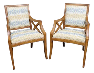 Fairfield Directoire Style Armchairs/Pair