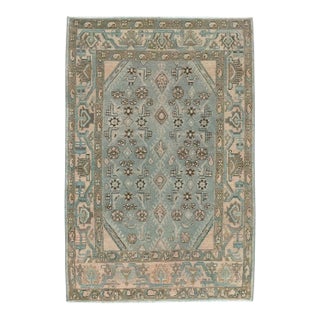 Galerie Shabab Collection Mid-20th Century Persian Malayer Throw Rug For Sale