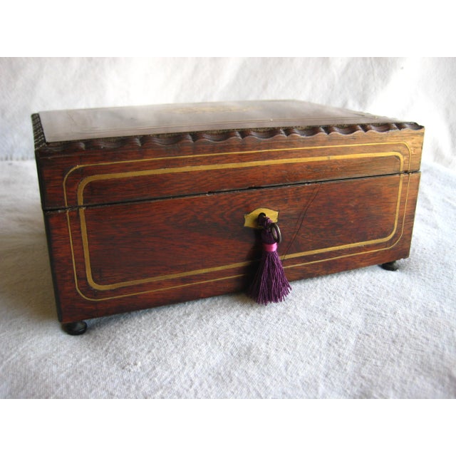 Mid 19th Century French Napoleon III Sewing Box For Sale - Image 10 of 10