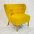 2020s Architectural Lounge Chair in Golden Tweed, Attributed to Decca Furniture LTD For Sale - Image 5 of 16