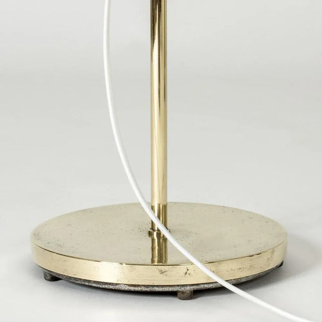 1950s Vintage Scandinavian Brass Floor Lamp, 1950s For Sale - Image 5 of 8