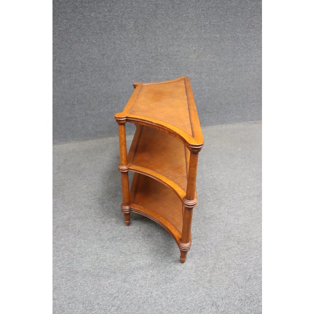 Ethan Allen Legacy Collection Tiered Console Table For Sale - Image 10 of 12