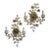 Pair of Vintage Italian Bagues Manner Sconces For Sale