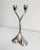 Chrome Vintage Nesting Zigzag Candlesticks - A Pair For Sale - Image 8 of 11