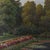 Early 20th Century Framed Signed Henrik Gamst Jespersen "The Water Garden" Oil on Canvas For Sale - Image 4 of 13