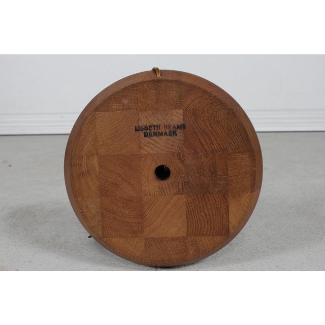 Danish Floor Lamp in Hand-Turned Teak by Lisbeth Brams for Fog & Mørup, 1960s For Sale - Image 13 of 14