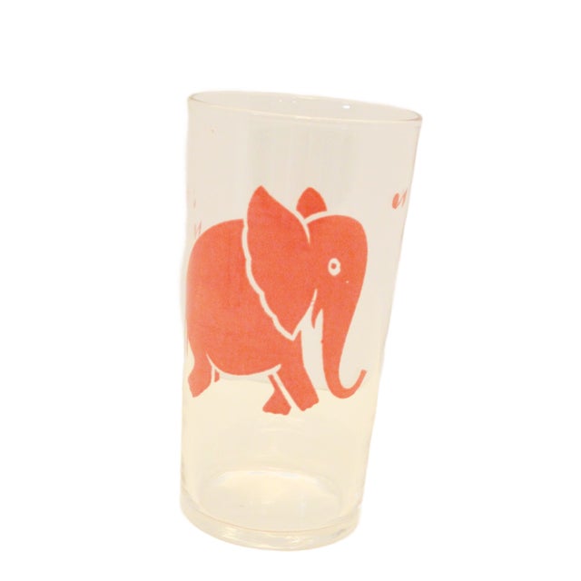 Inject a dose of Mid-Century charm into your bar cart with this iconic "Pink Elephant" barware set by Federal Glass. A...