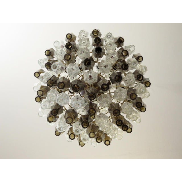 Gray Spherical Murano Poliedri Candelier, 1990 For Sale - Image 8 of 15