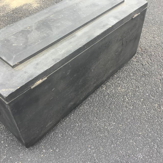 American Antique Stagecoach Strong Box For Sale - Image 3 of 9