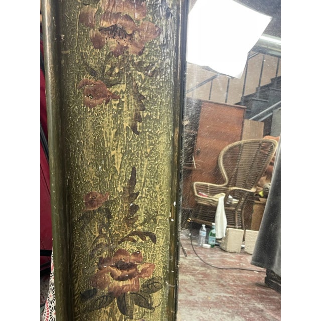 Large 1940s Italian Framed Decorative Mirror For Sale - Image 10 of 12