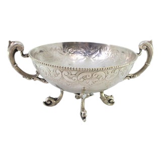 Silver Candy Box with Engravings For Sale