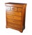 American Vintage Lexington French Louis Philippe Style Cherry Finished Tallboy Dresser For Sale - Image 3 of 17