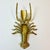 1960s Vintage Coastal Hollywood Regency Boho Chic Brass Lobster Box For Sale - Image 12 of 14