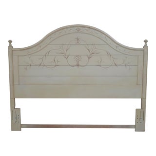 Stanley King Size Paint Decorated Headboard For Sale