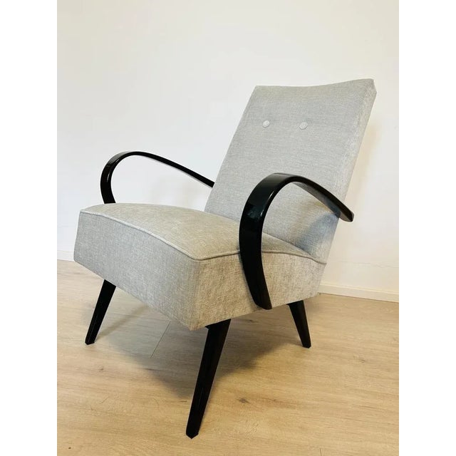 Vintage Armchair by Jaroslav Smidek for Ton, 1960s For Sale - Image 13 of 13