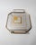 Mid-Century Octagonal Stainless Steel Tray with Brass Rim, 1970s For Sale - Image 3 of 12