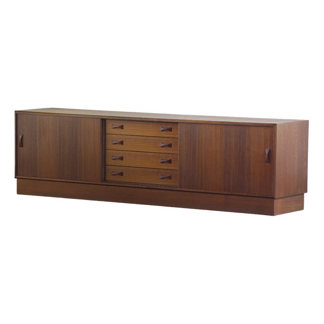 Mid-Century Modern Teak Sideboard from Clausen & Søn, Denmark, 1960s For Sale