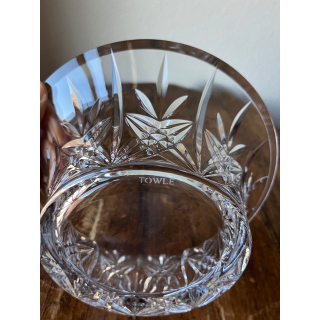 Late 20th Century Towle Crystal Presto Bowl, Made in Czech Republic For Sale In Dallas - Image 6 of 9
