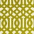 Sample - Schumacher Imperial Trellis Velvet Fabric in Chartreuse For Sale