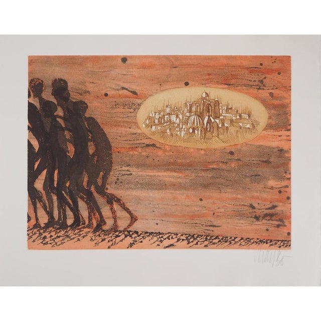 Late 20th Century Lars Bo, Abandoned Village, 1975, Etching For Sale - Image 5 of 6