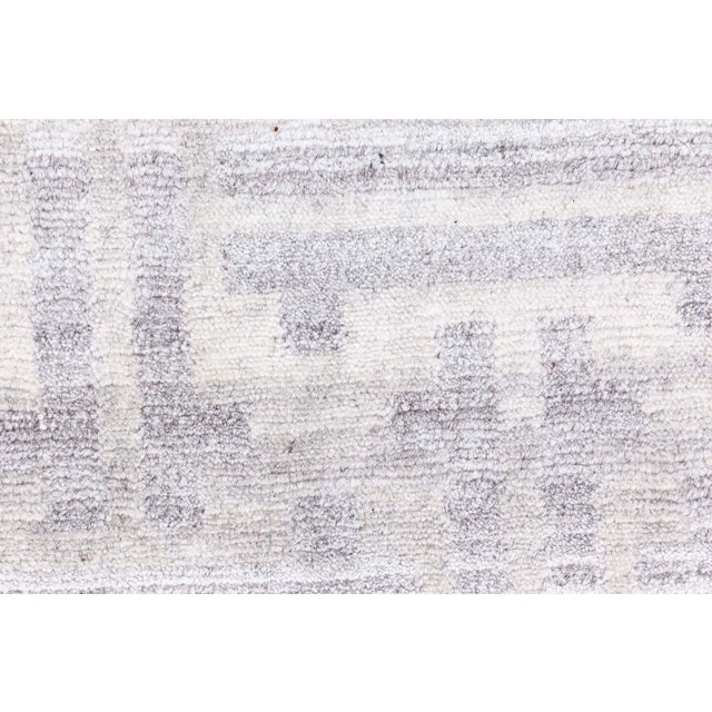 Contemporary Terra Runner – Modern Undyed Wool Rug by Doris Leslie Blau For Sale - Image 4 of 8