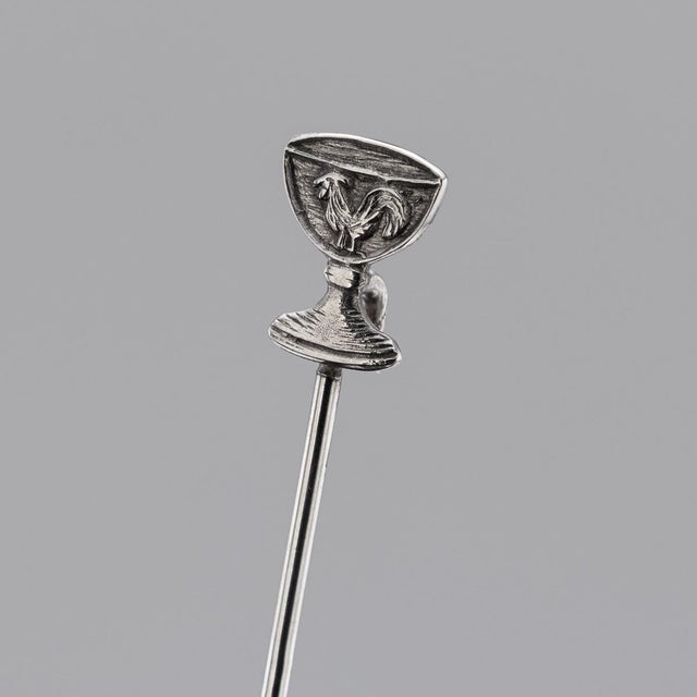 Silver Vintage 20th Century English Silver Cocktail Sticks, 1934, Set of 6 For Sale - Image 8 of 13