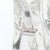 Transparent Mid-Century Amorphic Crystal & Brass Two Arm Candelabra Signed Schneider For Sale - Image 8 of 10
