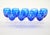Mid-Century Modern Val Saint Lambert Cobalt Blue Crystal Wine & Water Glasses Service for 9 People For Sale - Image 3 of 11