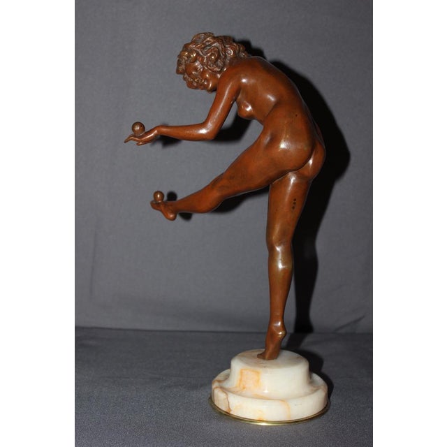 Claire Colinet, Juggling Woman, 1900, Bronze For Sale - Image 10 of 16