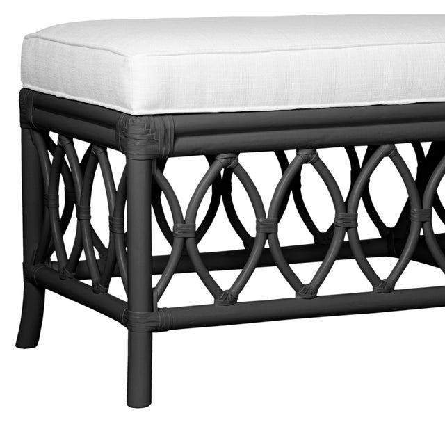 Lillian Bench - Black For Sale In West Palm - Image 6 of 8