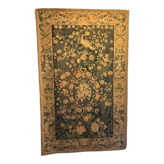Large Vintage 5x8 Verdure & Millefleurs Tapestry For Sale