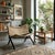 Folding armchair, it features an enamelled metal frame, fabric seat and backrest. Decent condition. This piece is...