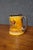 Antique-Style Yellow Ceramic Tankard With Illustrated Drinking Verse and Silver-Tone Handle For Sale In Philadelphia - Image 6 of 13