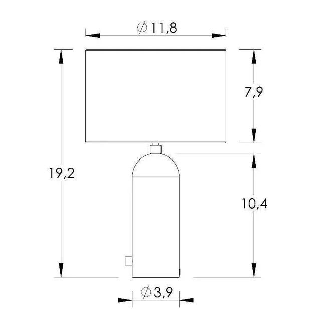Not Yet Made - Made To Order Gray Marble 'Gravity' Table Lamp by Space Copenhagen for Gubi For Sale - Image 5 of 7