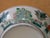 Antique Chinese Famille Verte Porcelain Character Plate With a "Leaf" Mark For Sale - Image 4 of 7