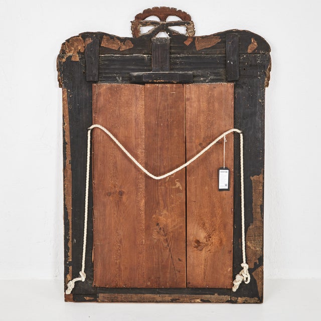 Greek Key Neoclassical Bronzed Wood Mirror 18th- Century For Sale In Nashville - Image 6 of 6