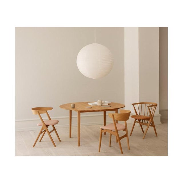 Scandinavian No 3 Extendable Dining Table in Oak For Sale - Image 6 of 7