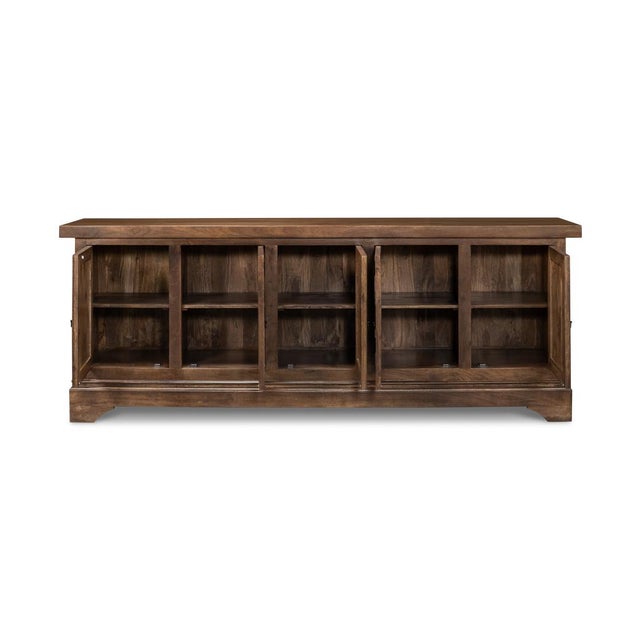 Large Rustic Sideboard Buffet For Sale - Image 4 of 12