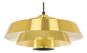 Nova Brass Pendant by Jo Hammerborg for Fog & Mørup, 1960s