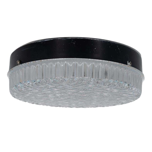 Vintage Glass Ceiling Lamp from Staff, 1960s For Sale