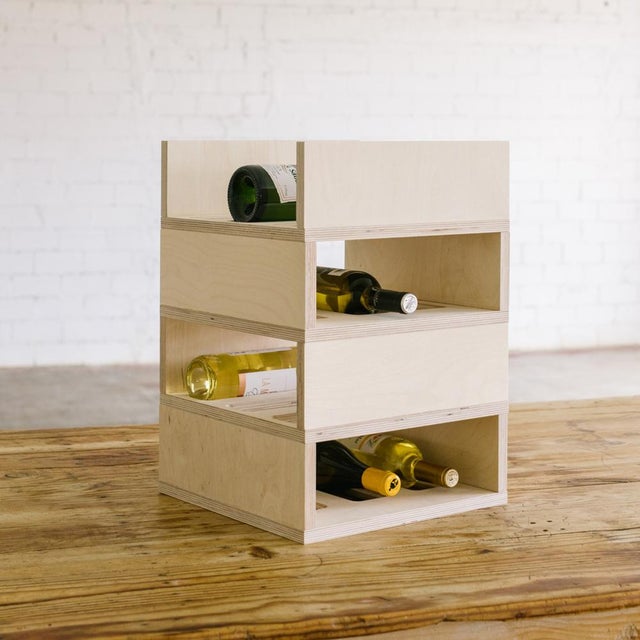 Beige Stackable Bottle Rack by Debosc For Sale - Image 8 of 18