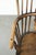 Wood Antique English Windsor Highback Chair, 1800s For Sale - Image 7 of 13