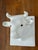 1980s 1980s Folk Art Ceramic Cow Wall Hanging For Sale - Image 5 of 6
