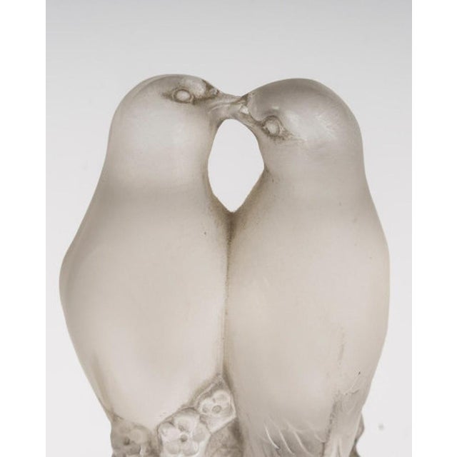 Vintage Tourterelles Vase by René Lalique, 1925 For Sale - Image 4 of 7