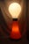 Glass Orange & White Floor Lamp, 1960s For Sale - Image 7 of 7