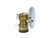 Mid 20th Century Brass Miners Lamp With Reflector For Sale - Image 9 of 9