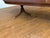 Traditional Oval Banded Mahogany Double Pedestal Dining Table by Leighton Hall - Showroom Sample For Sale - Image 9 of 12