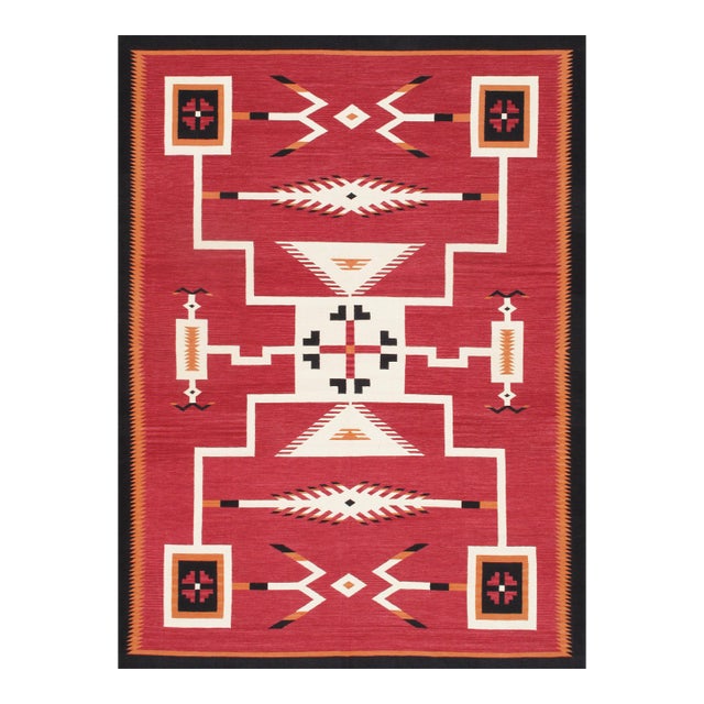 Pasargad Home Tuscany Red Wool Area Rug- 9' 1'' X 11'10'' For Sale