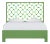 Mar Platform Bed Double, Bright Green For Sale